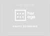 HER-AGE || GIFT CARDS her-age