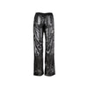 Milk pants with black sequins for full coverage, wide fit pre-owned