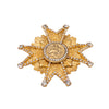 Gianfranco Ferré golden brooch pre-owned