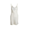 Jucca white dress. Short fit with suspenders pre-owned