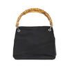 Gucci by Tom Ford bamboo handle black nylon handbag Pre-Owned