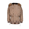 Jean Paul Gaultier beige puffer coat Pre-owned