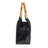 Gucci by Tom Ford bamboo handle black nylon handbag pre-Owned