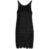 Balenciaga Bead Embellished Black Dress second hand